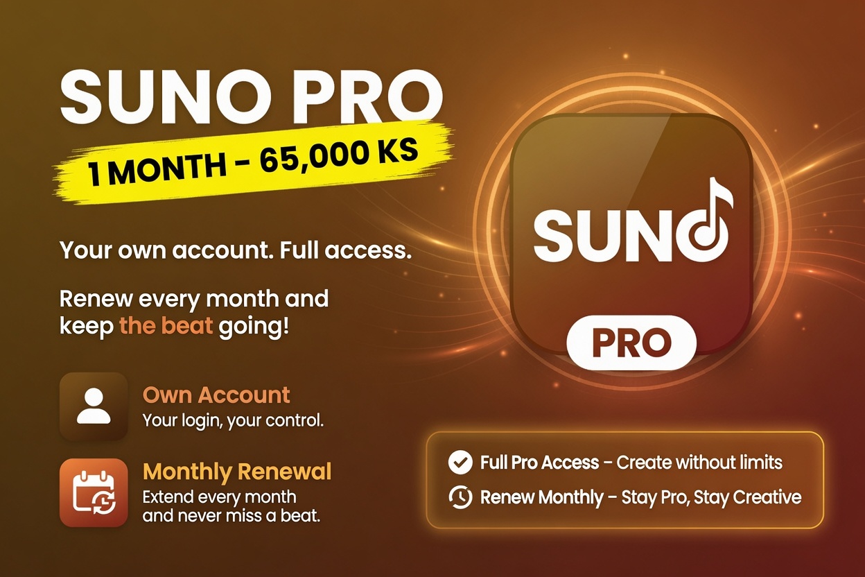 SUNO Pro - 1 Month