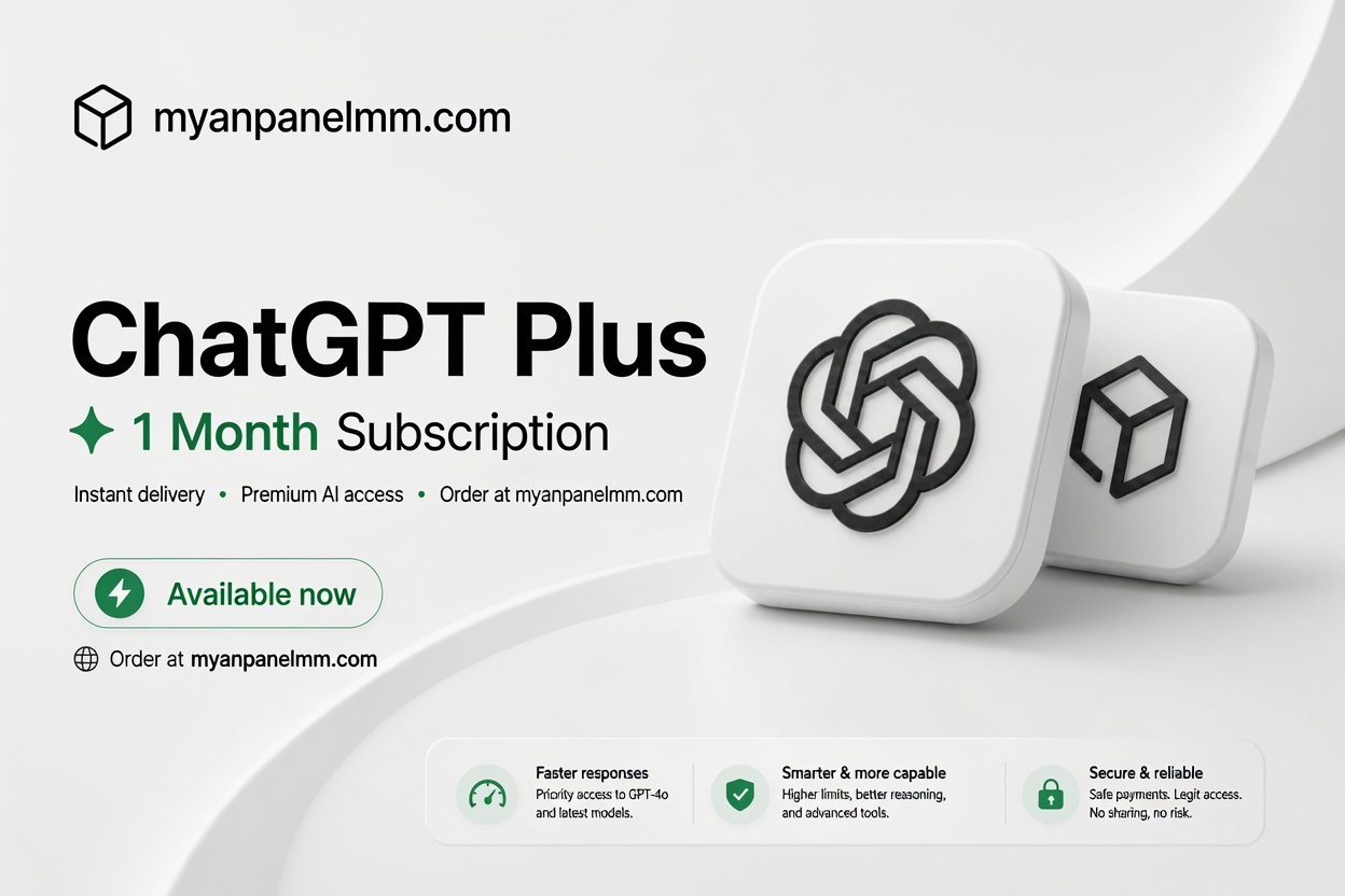 Chatgpt Plus (Offer Plan) - 1 Month / Ready Made Account