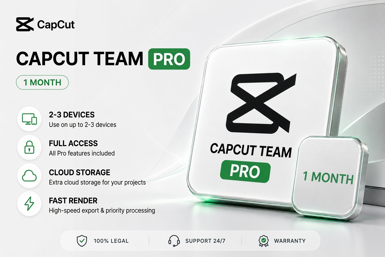 Capcut Pro - 1 Month