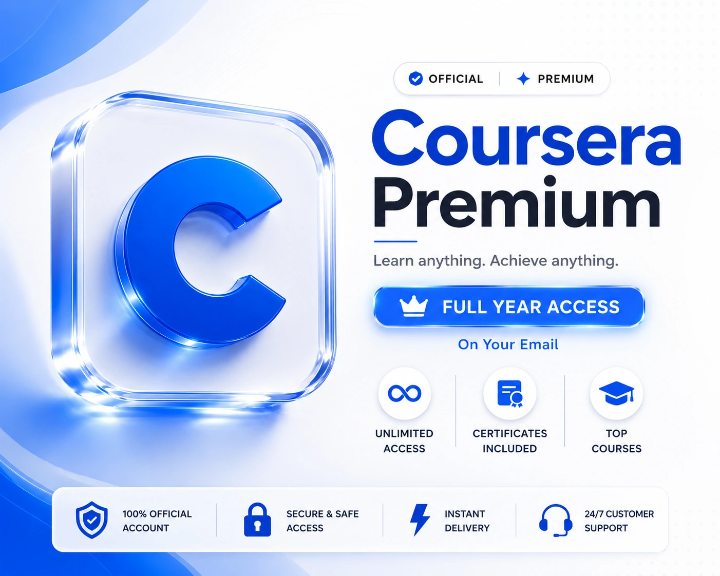 Coursera Premium - 1year